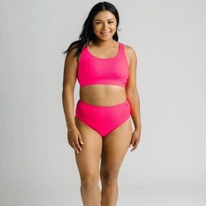 Zyia Fuchsia Maren High Waisted Bikini Bottom